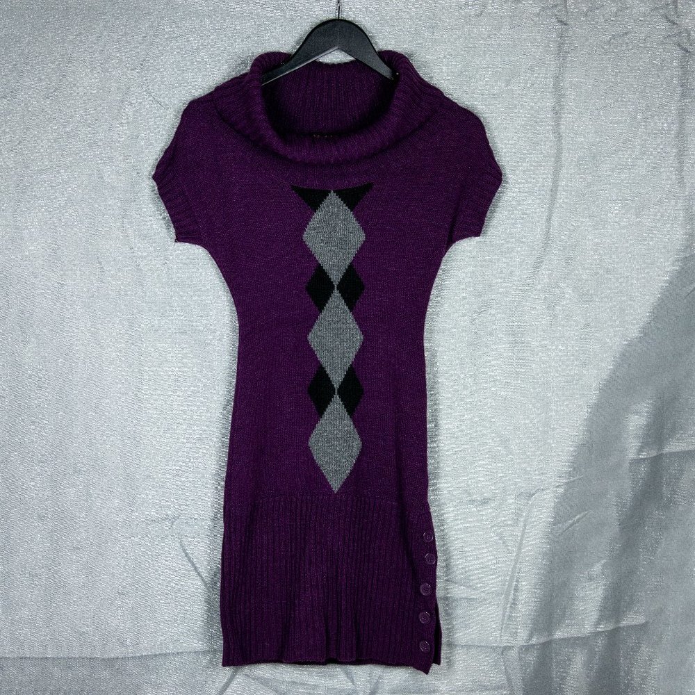 Short Sleeve Sweater Dress